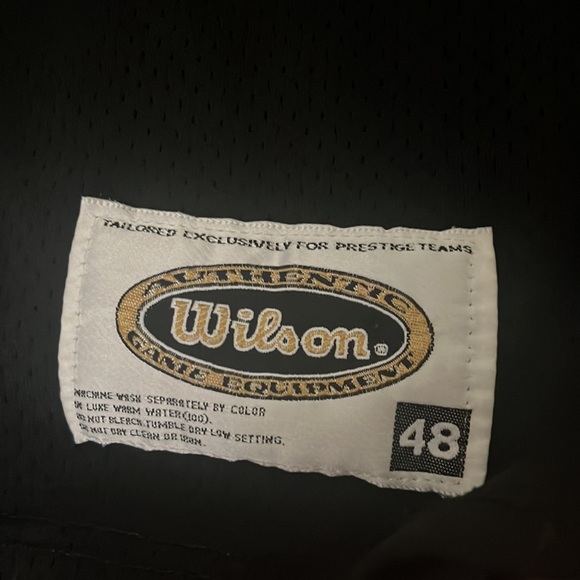 Wilson Jeff Hostetler #15 Oakland raiders jersey size 48 - Picture 3 of 5